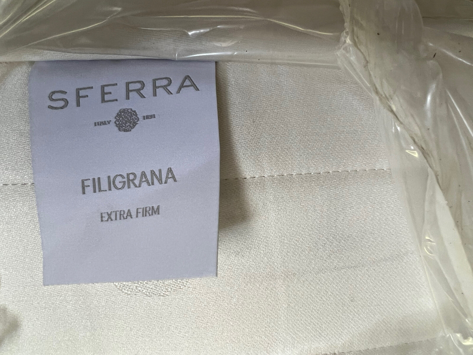 SFERRA FILIGRANA FIRM QUEEN MATTRESS NEW LUXURY CLOSEOUT FAST SHIP