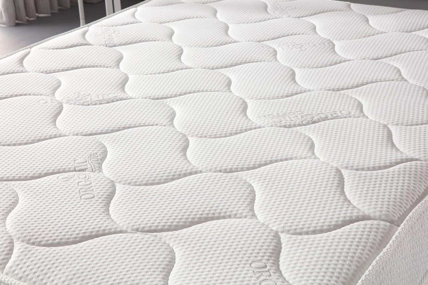 Oliver Smith – Organic Cotton – 10 Inch – Comfort Firm Sleep – Cool Memory Foam