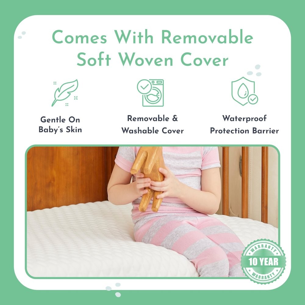 Evolur Sleep, Comfort Plus Classic 150 Coil Inner Spring Crib And Toddler…