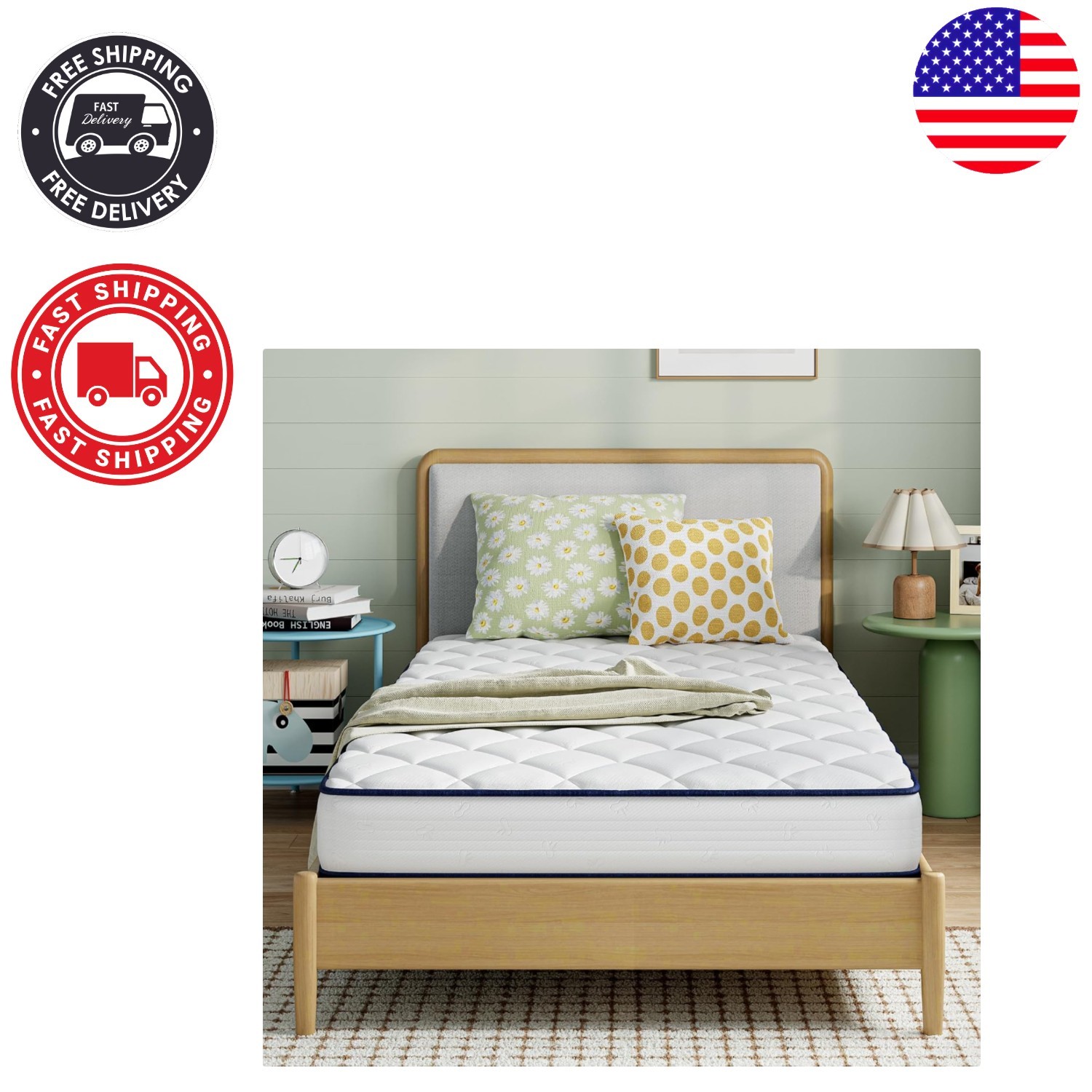 Breathable & Pressure-Relieving Twin Mattress – CertiPUR Certified Comfort
