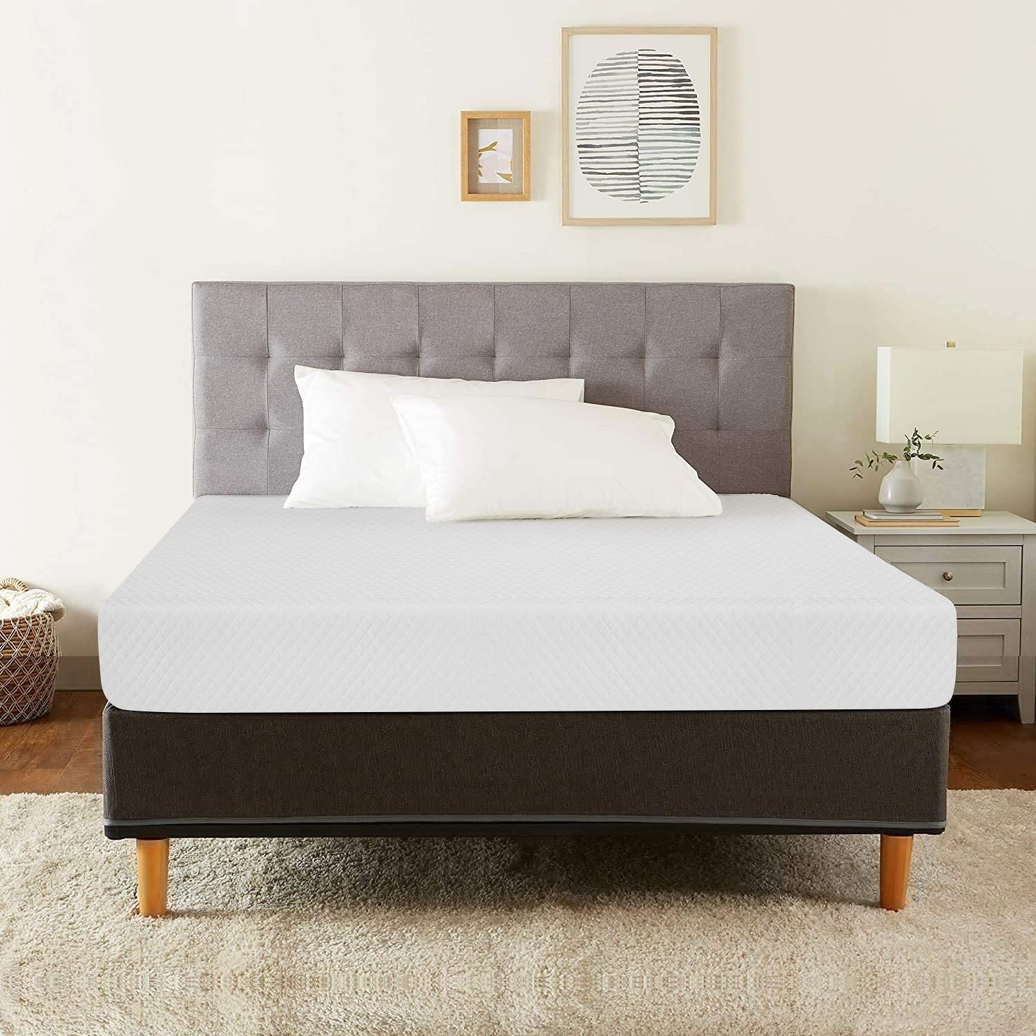 8 Inch Queen Memory Foam Mattress Fiberglass /CertiPUR-Certified/Bed-in-a-/Co…