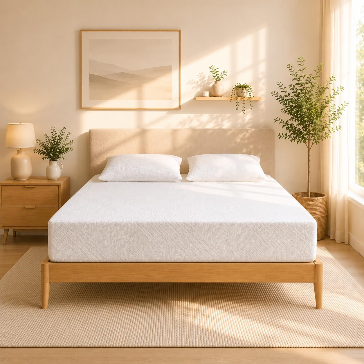 8″ Memory Foam Mattress with Cooling Gel – Medium Firm, CertiPUR-US Certified