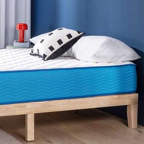 BEST PRICE MATTRESS 10 INCH HYBRID MATTRESS TIGHT TOP SUPPORTIVE FOAM KING WHITE