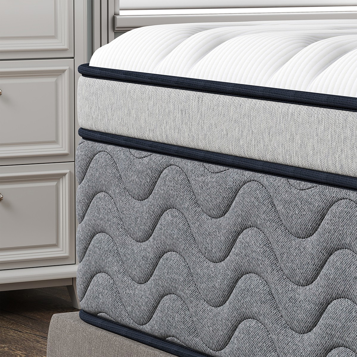 12 Inch Dual Comfort Mattress Memory Foam Pocket Spring Full Queen King in a Box