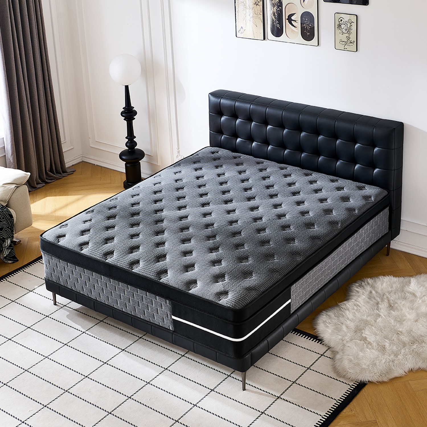 8″10″12″14 Twin Full Queen King Size Mattress in a Box Hybrid Spring Memory Foam