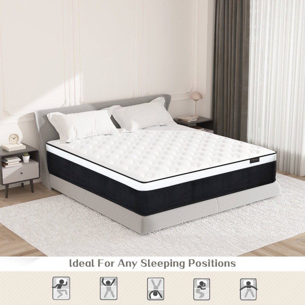 12″ Mattress Twin Full Queen King Size Innerspring Foam Mattress in a box CHEVNI