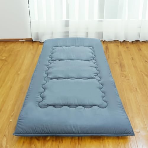 Foldable Japanese Floor Mattress 39″x80″ Tatami Futon Pad, 2.5″ Thick, Twin Size