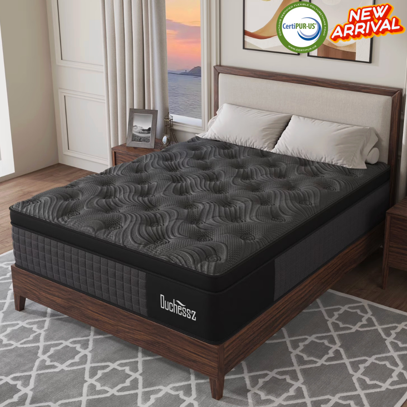14″ Colchones Full Gel Memory Foam Hibrido Cama Full Mattress Hybrid Medium Firm
