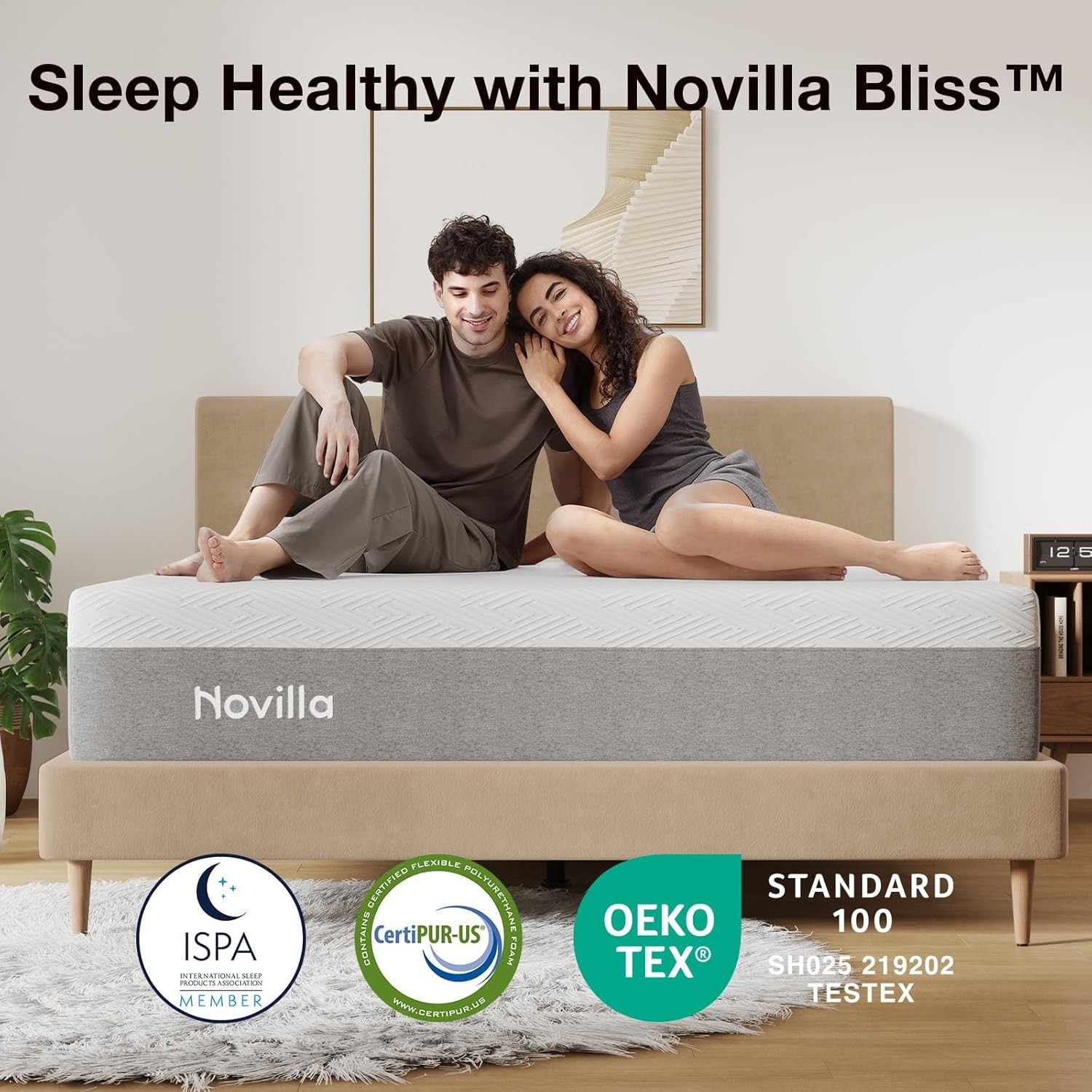 Cool Night Sleep & Pressure Relief Full Mattress – 12 Inch