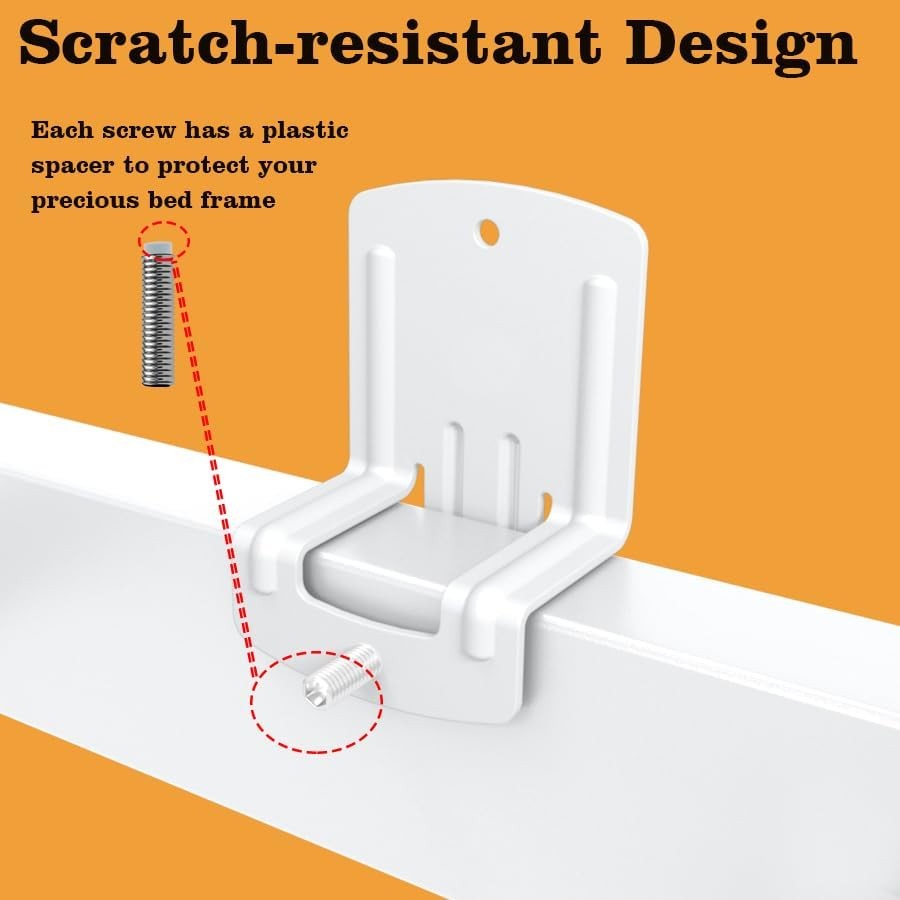 6 PCS Metal Anti Slip Mattress Gaskets Holder In Place For Peaceful Nights