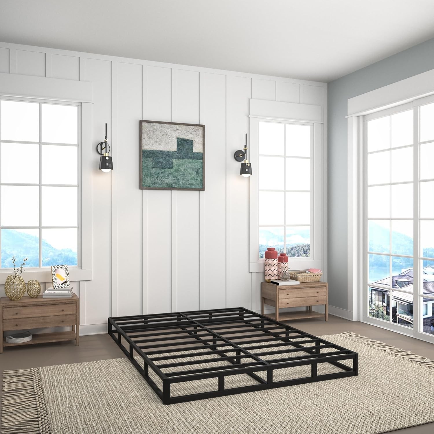 Box Spring, Heavy Duty 3000 lbs Mattress Foundation​
