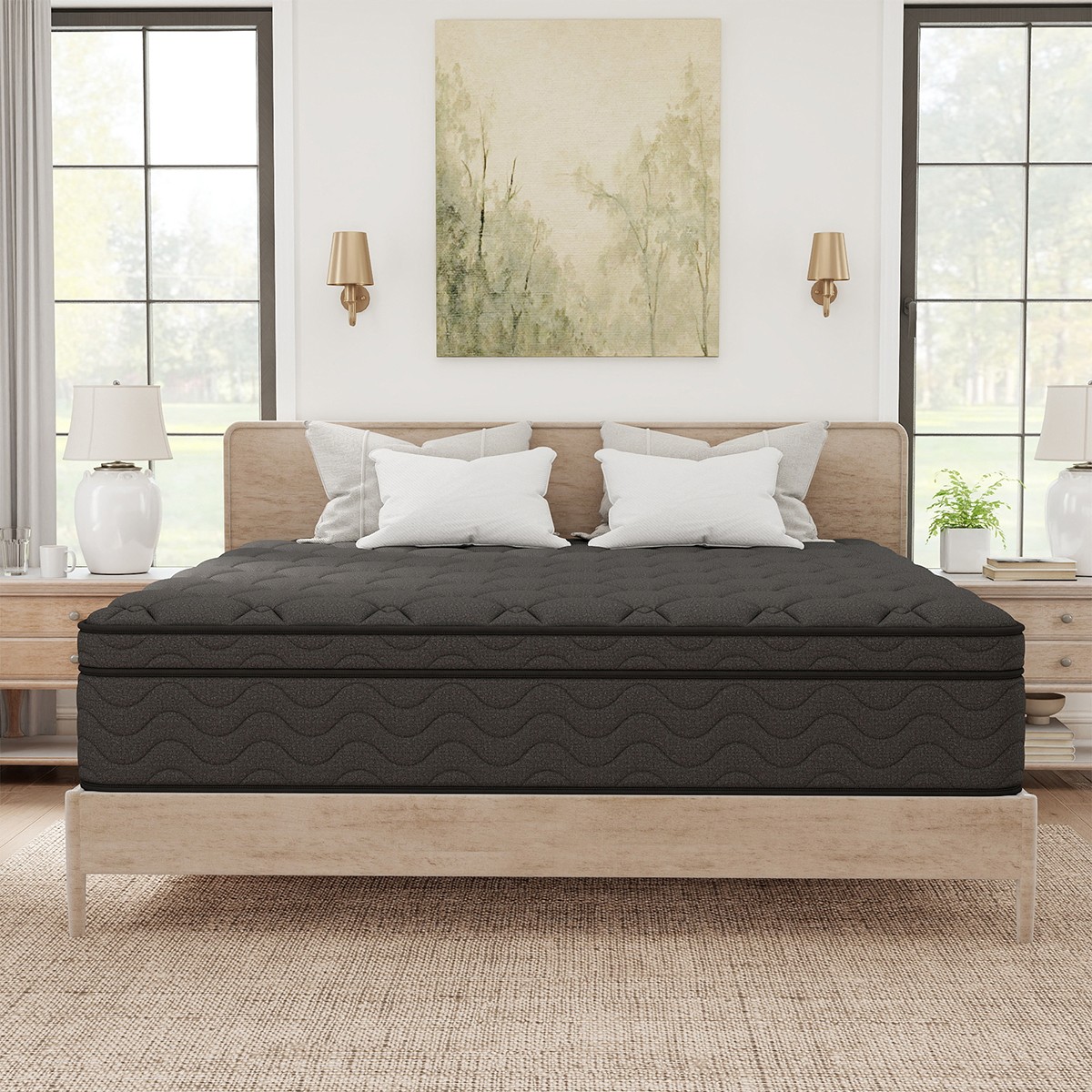 12″ Hybrid Mattress in a Box Gel Memory Foam Spring Twin Full Queen King Size