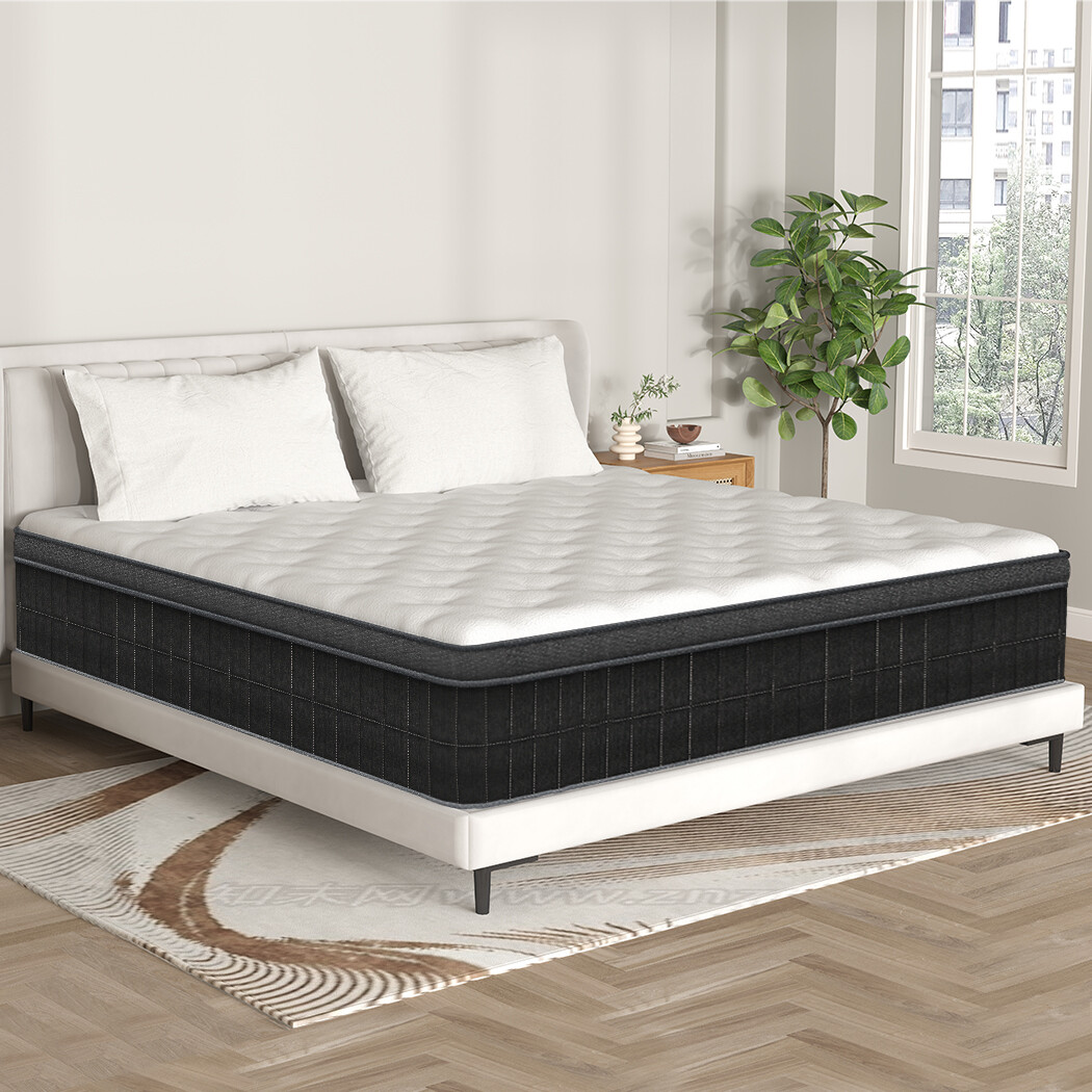 12/14 Inch Mattress in A Box Twin Full Queen King Size Innerspring Memory Foam