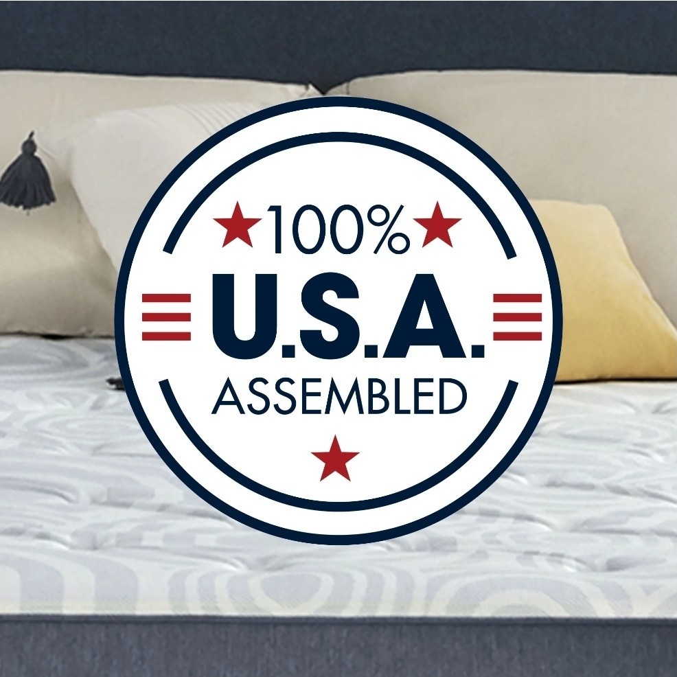 Serta 10″ Queen Medium Tight Top Cooling Gel Memory Foam Mattress – Fiberglass F
