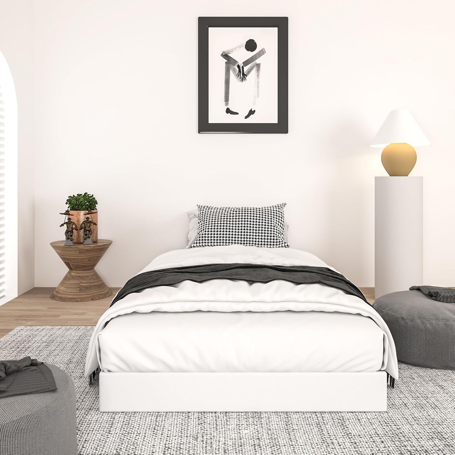 Box Spring Twin 5 Inch High Metal Twin Box Spring Only Heavy Duty Mattress Black