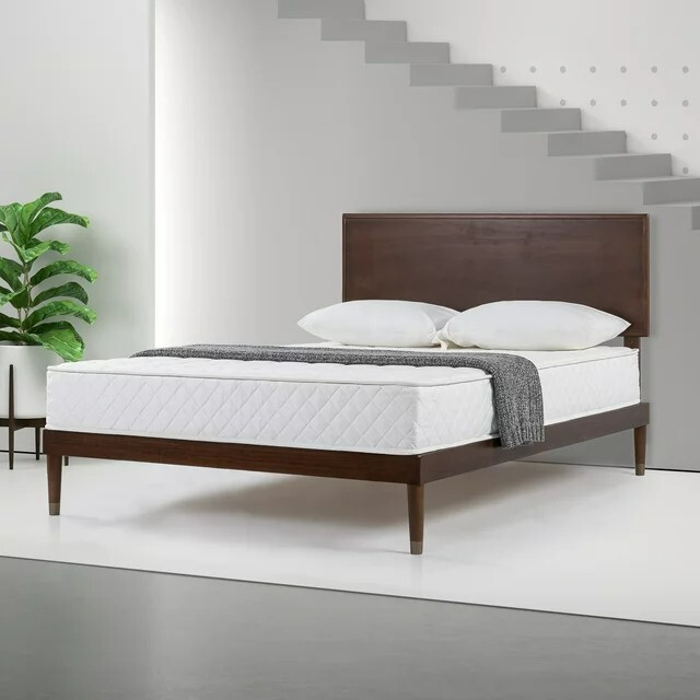 Slumber 1 by Zinus 8 inches Quilted Spring and Gel Mattress Twin in New White