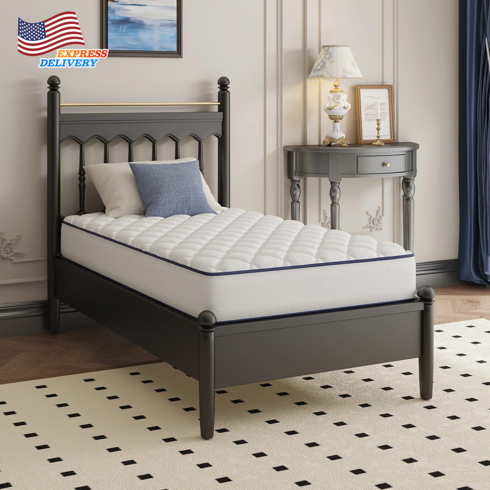 Pearl 6″ Twin Size Medium Adult Supportive Innerspring Mattress
