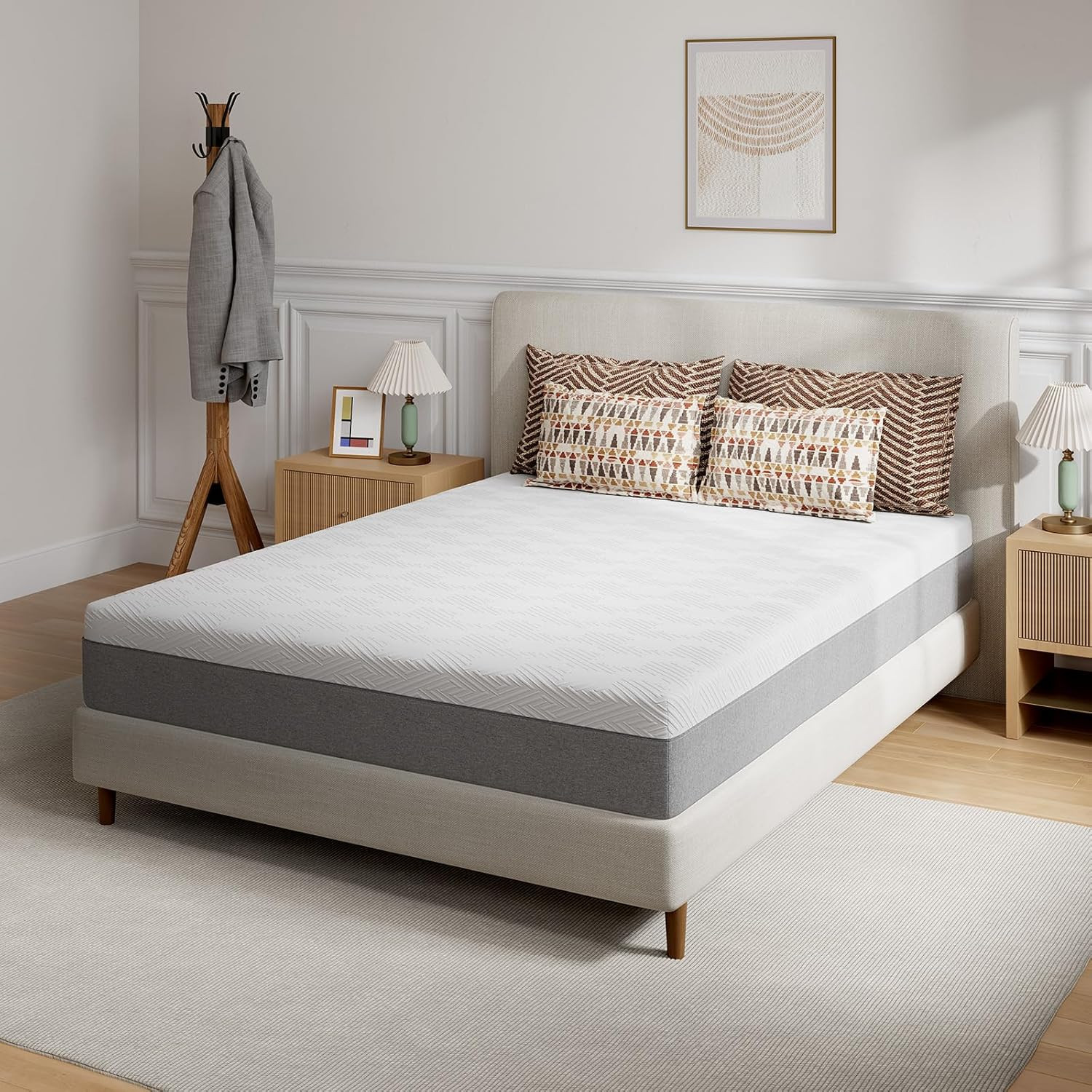 10 Inch Twin XL Gel Memory Foam Mattress in a Box, Back Pain Relief & Body Suppo