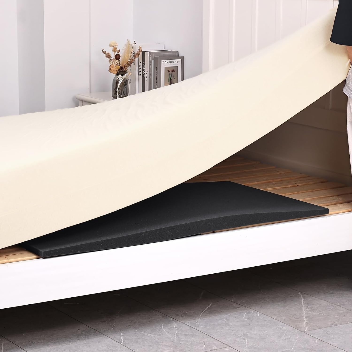 47x25x2 Sagging Mattress Fix – Durable High Density Foam Support Pads, Set of 2