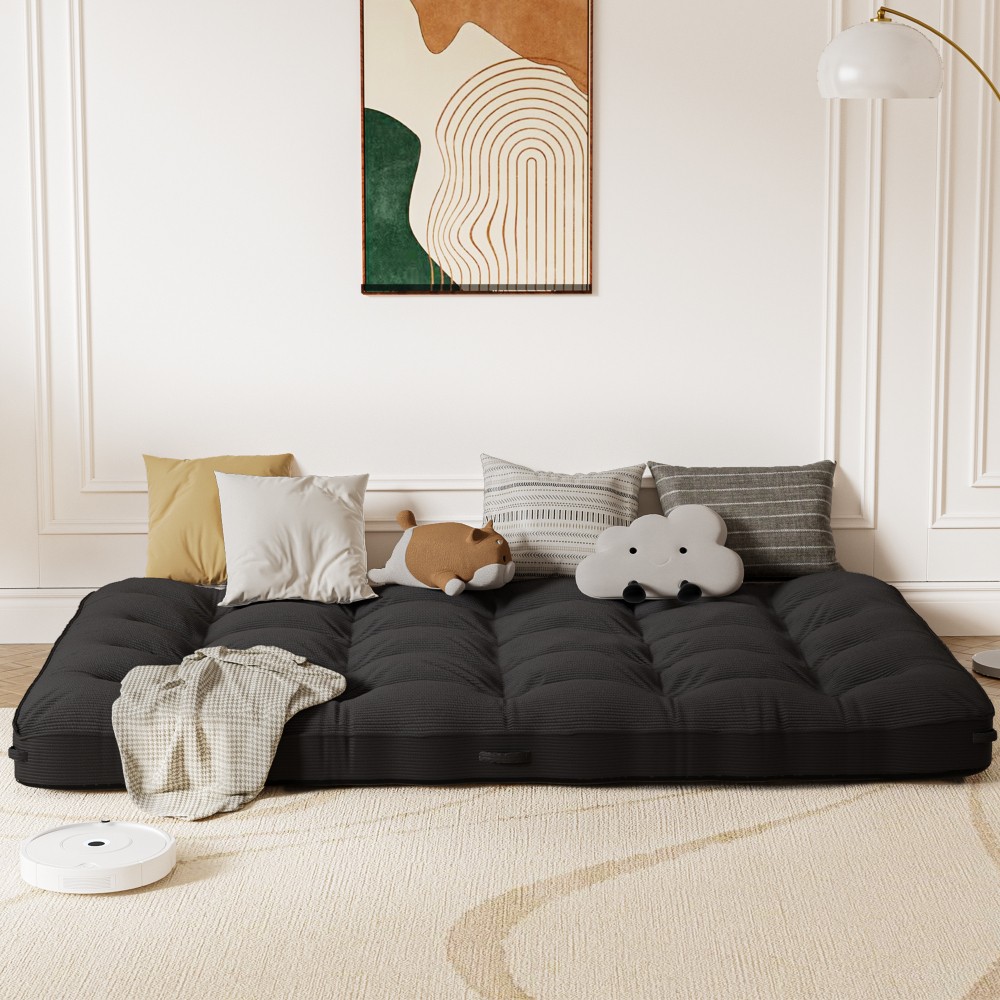 8 inch Floor Mattress Futon Mattress Sleeping Pad Foldable Roll Up Mat