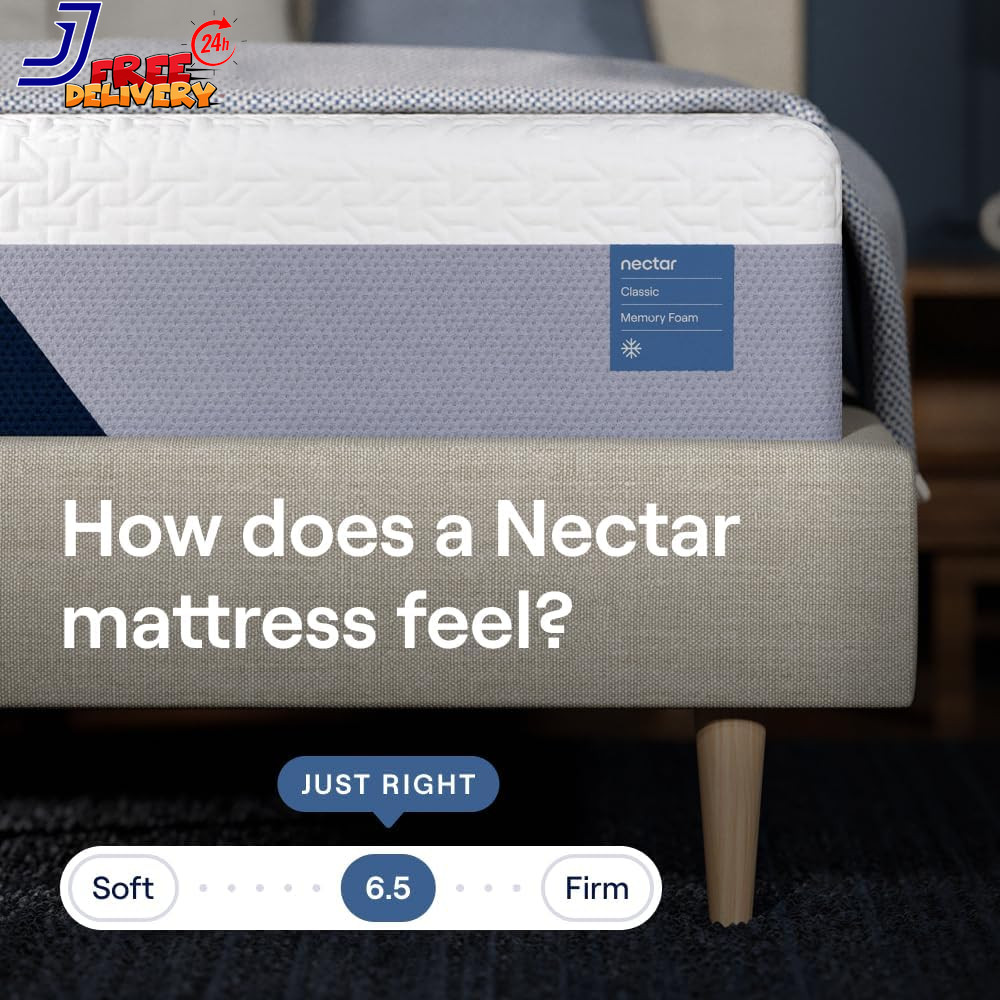 Classic 12” King Mattress Medium Firm Contouring Memory Foam Cooling Top Layer