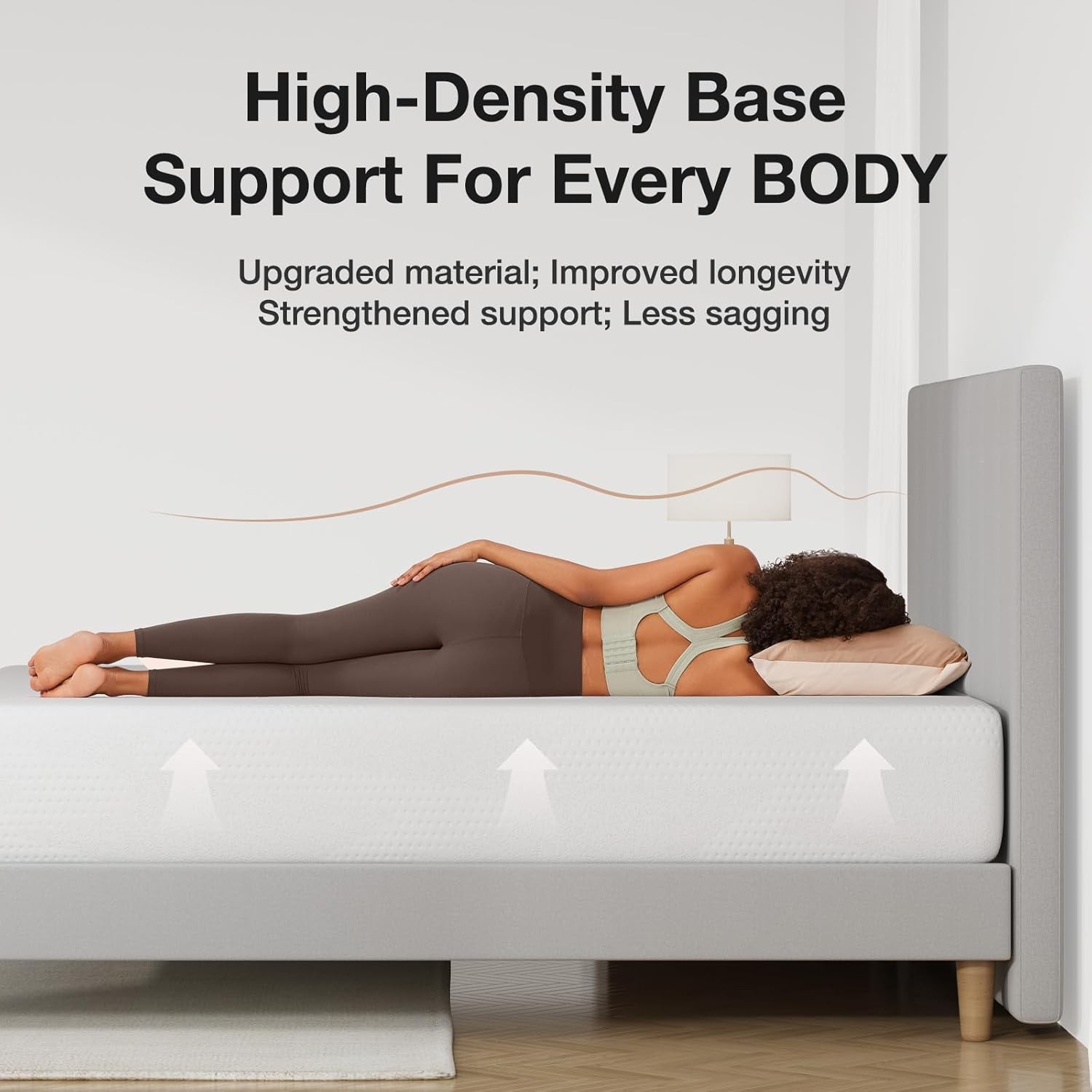 Novilla 12 Inch Queen Gel Memory Foam Mattress in Box
