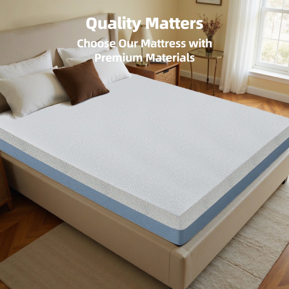10-Inch King Mattress – Made in Japan Copper-Infused, Double-Perforated, 7-Zone