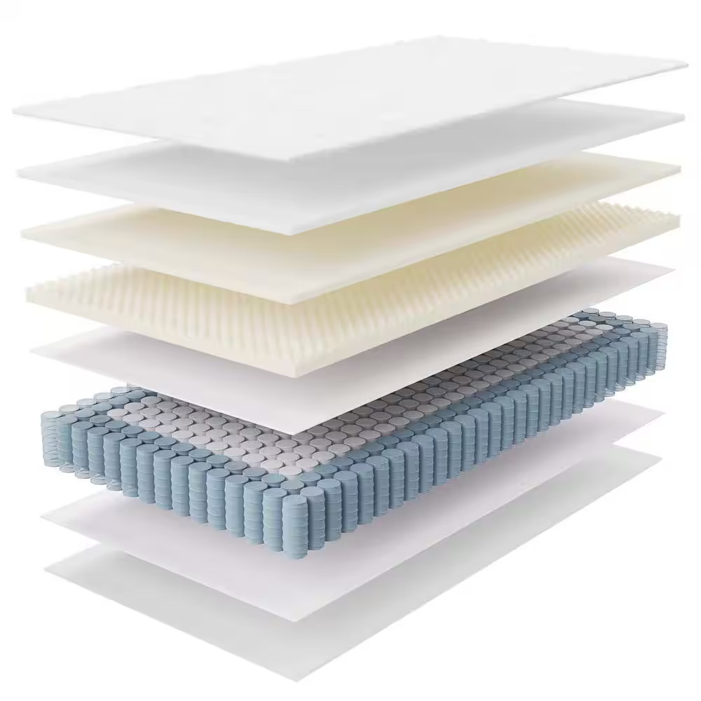 Jenna 10 In. Twin XL Innerspring Mattress in White
