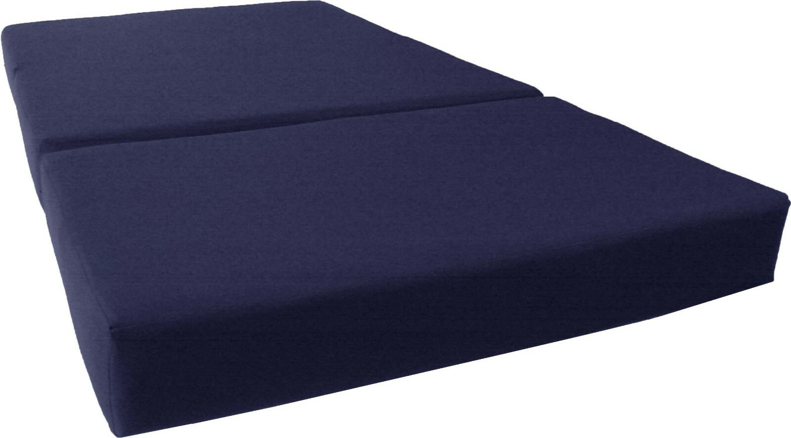 Full Trifold Foam Beds, Folding Mattresses, Ottoman, RV Mattress, Navy Blue