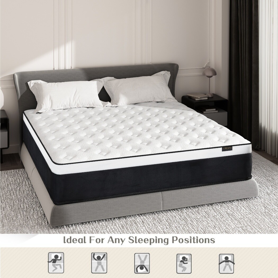 12/14 Inch Mattress Twin Full Queen King Hybrid Memory Foam Spring Bed In a Box
