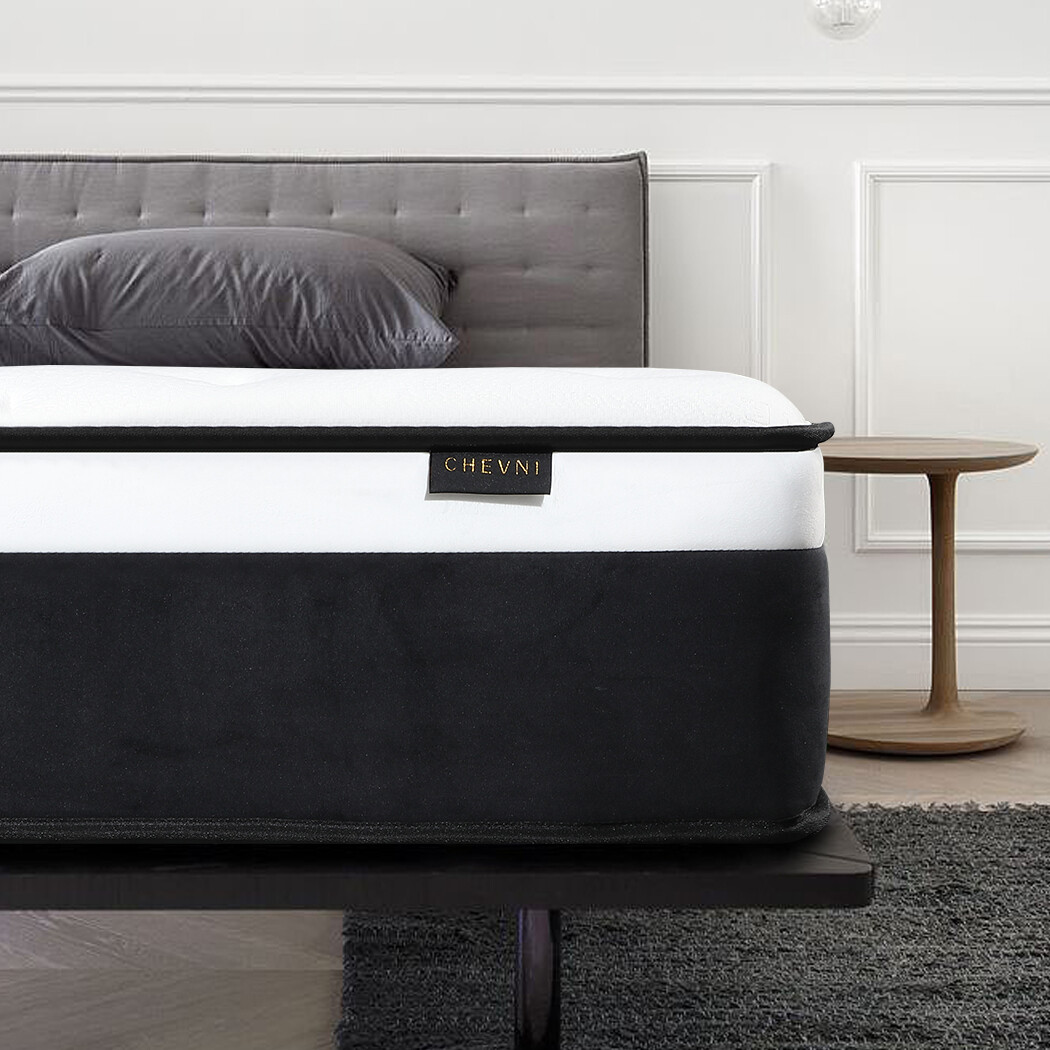 14” Mattress Twin Full Queen King Size Memory Foam InnerSpring Bed in a Box