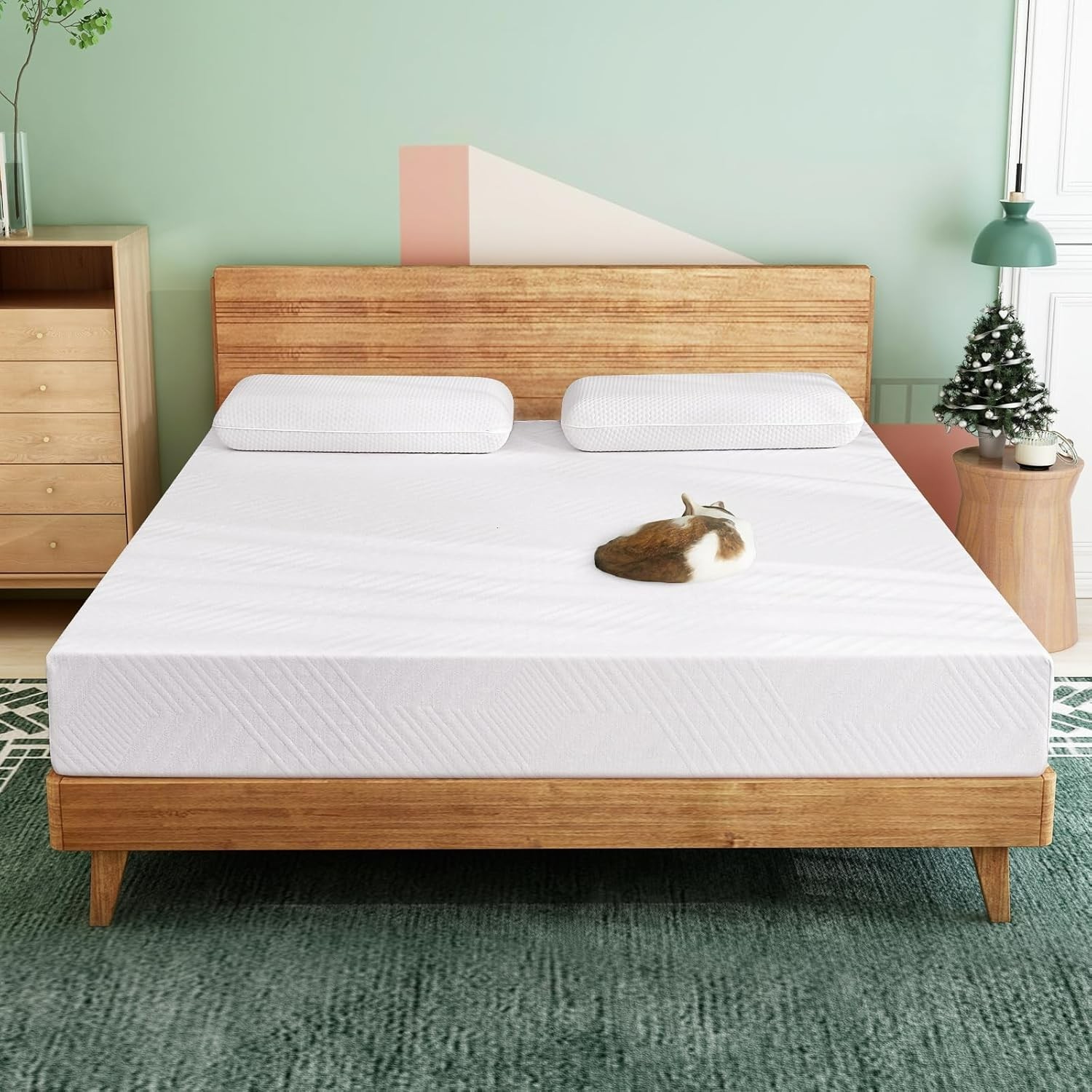 Airdown Twin Mattress, 8 Inch Memory Foam Mattress for Kids, Medium Firm#2678MR8