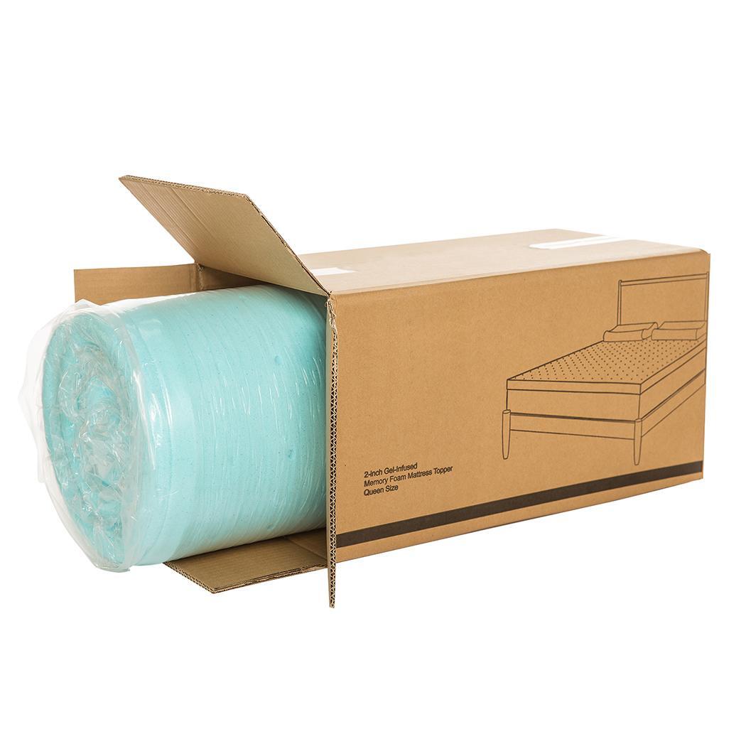 Memory Foam Mattress Topper-2” 3” Gel Infused Ventilated Design Mattress Pad