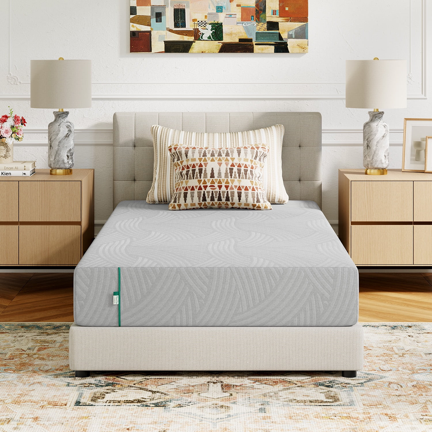 8 Inch Full Memory Foam Mattress Medium Firm Bed in a Box Washable Cover