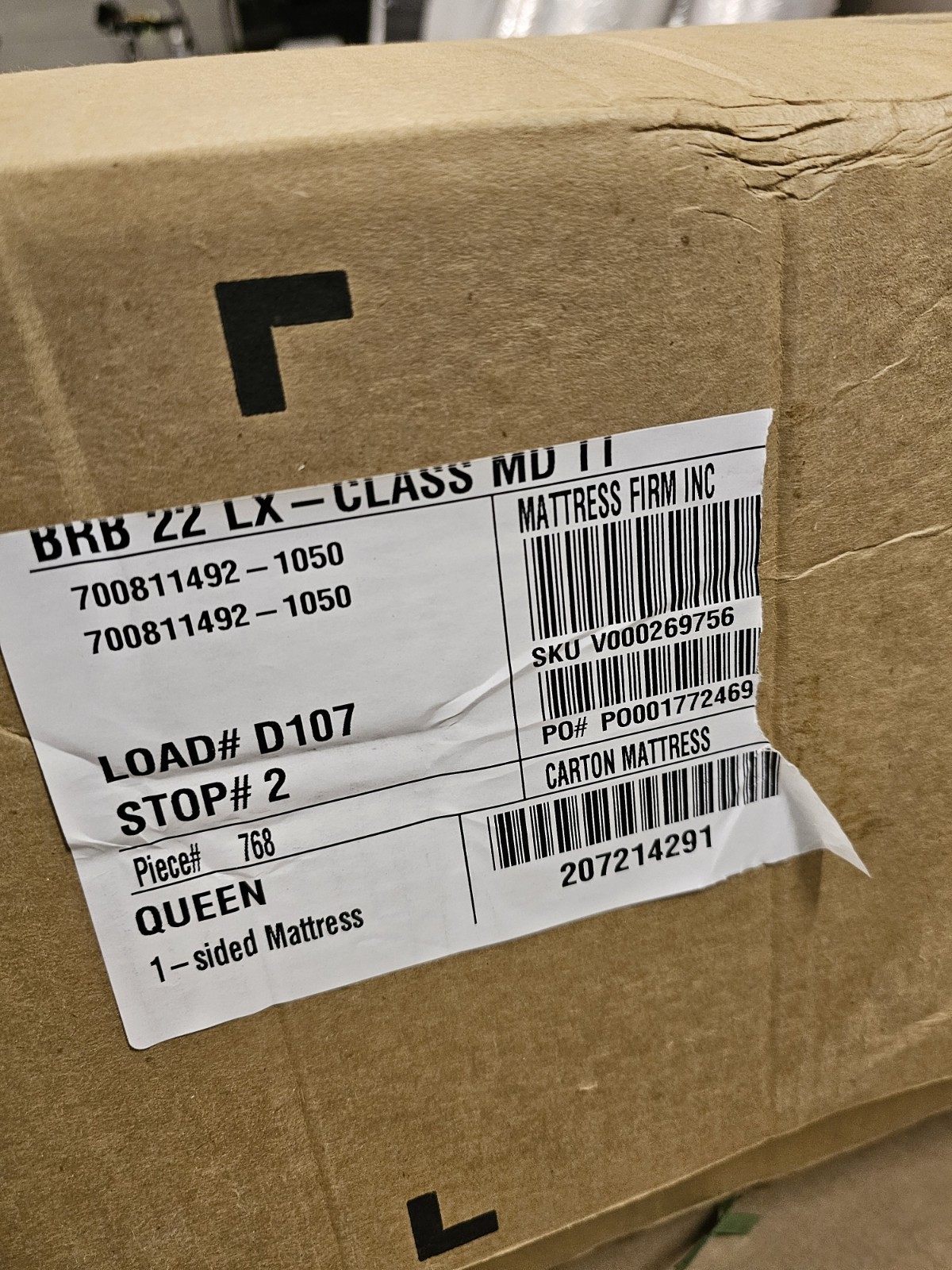 Queen Beautyrest Black Hybrid LX Class Medium Mattress NEW IN FACTORY BOX