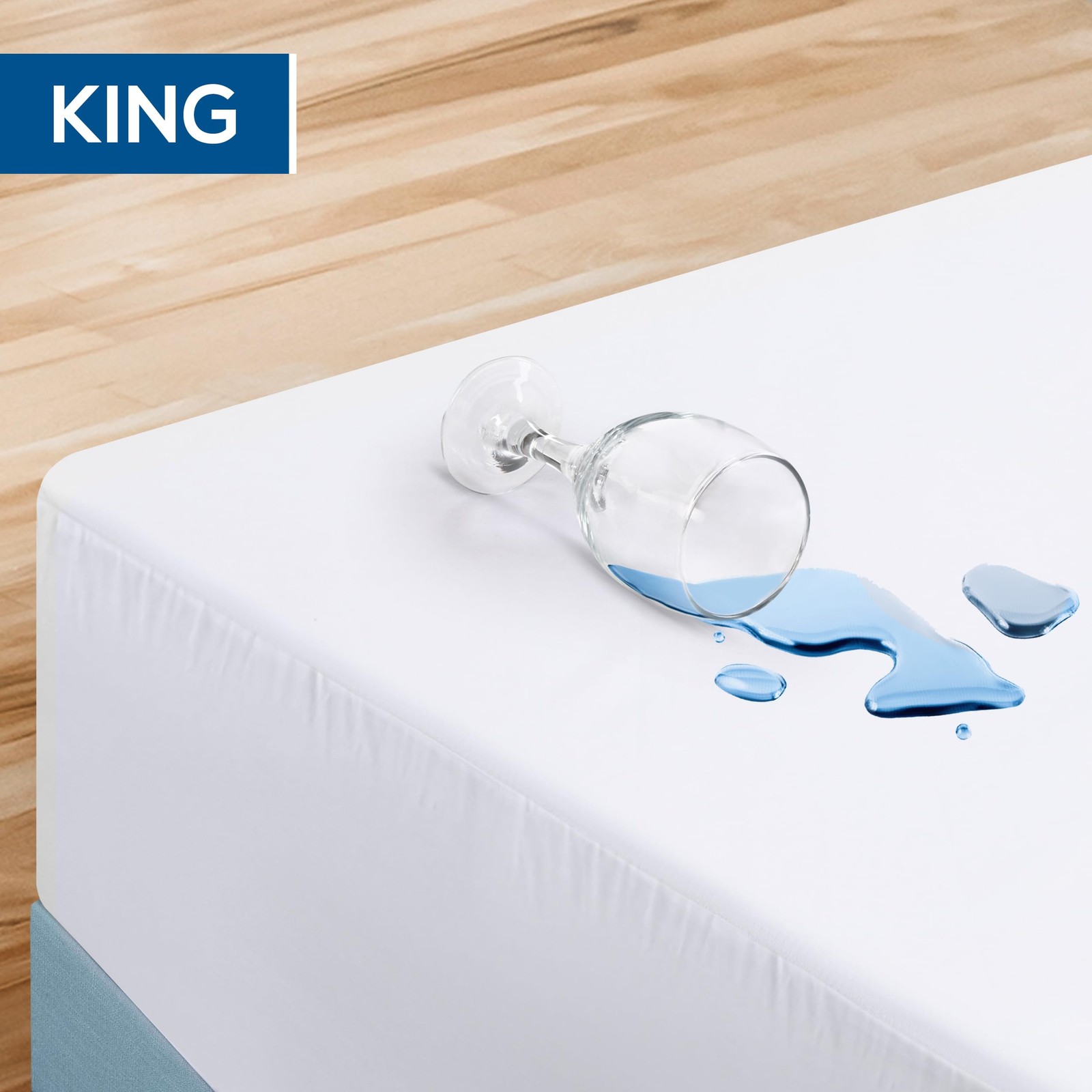 Premium Waterproof Bed Bug Mattress Cover, King Zippered Mattress Protector, …