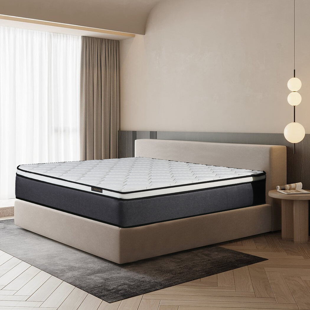 12″ 14″ Mattress Twin Full Queen King Size Medium Firm 7-Zone Pocket Spring Bed