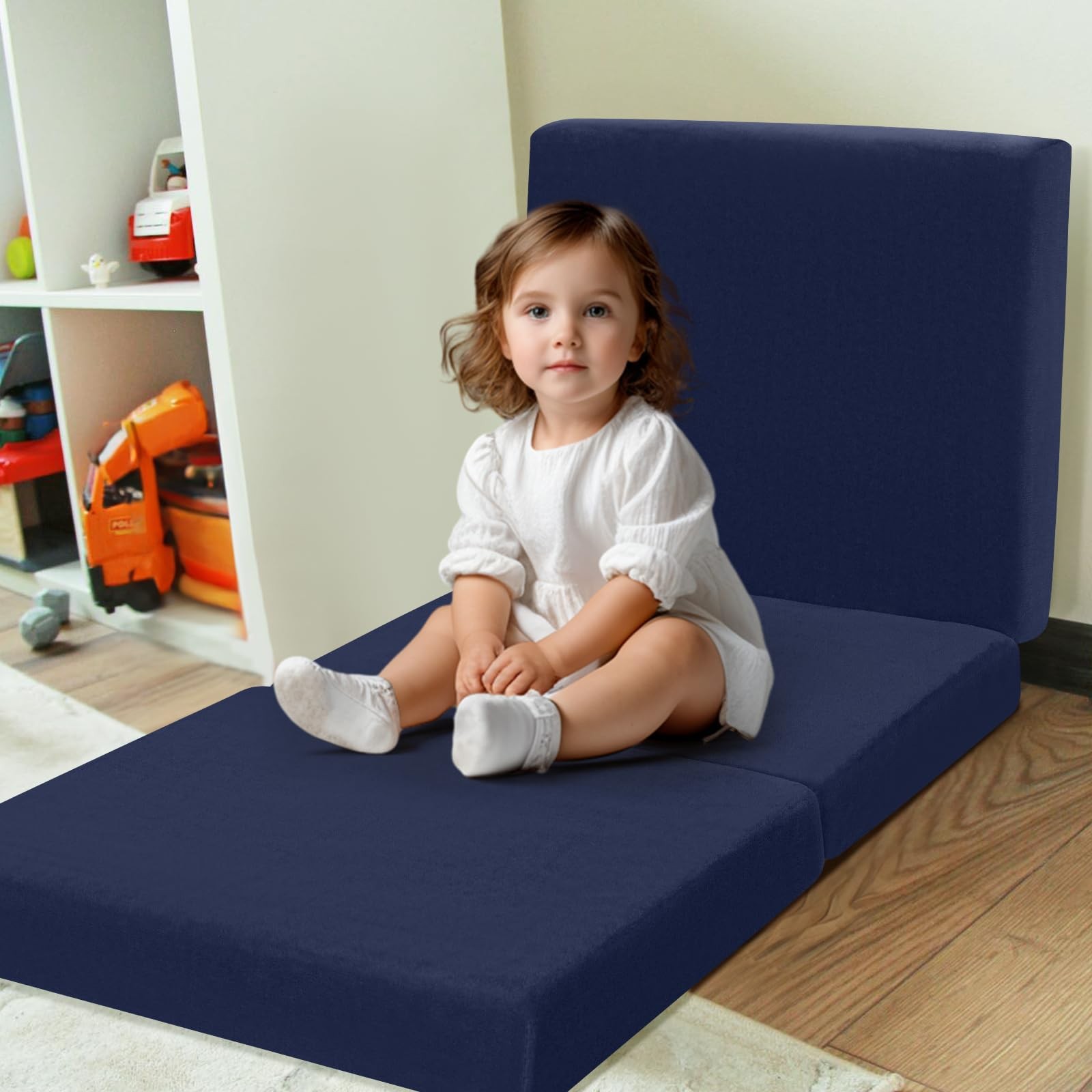 MeMoreCool Foldable Floor Mattress for Kids, Trifold Nap Mat for Toddlers, Po…