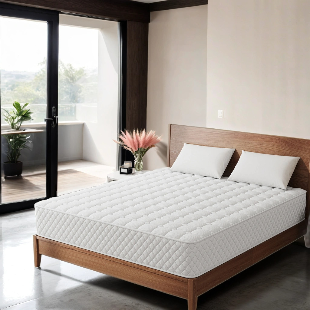 MRH 12-Inch Gel Memory Foam Mattress Twin Full Queen King Hybrid Mattress white