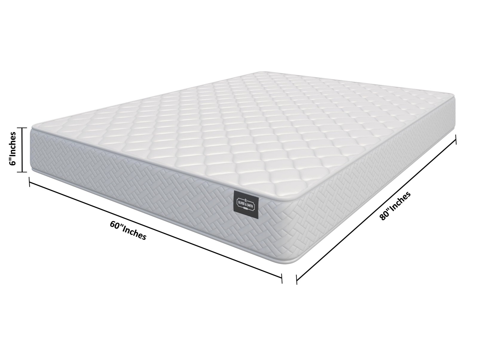 HomeLife 6-Inch Queen Mattress – Tight with High Density Foam – Breathable Polye