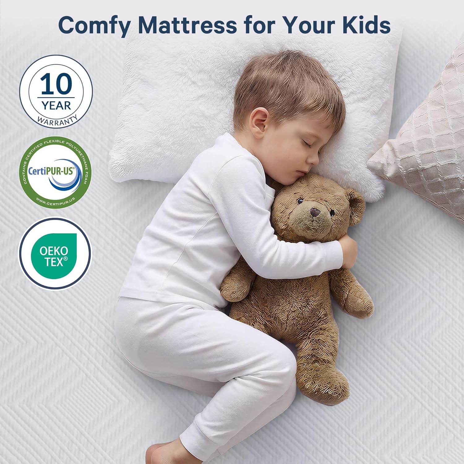Twin Mattress, 5 Inch Twin Size Gel Memory Foam Mattress in a Box with Medium Fi