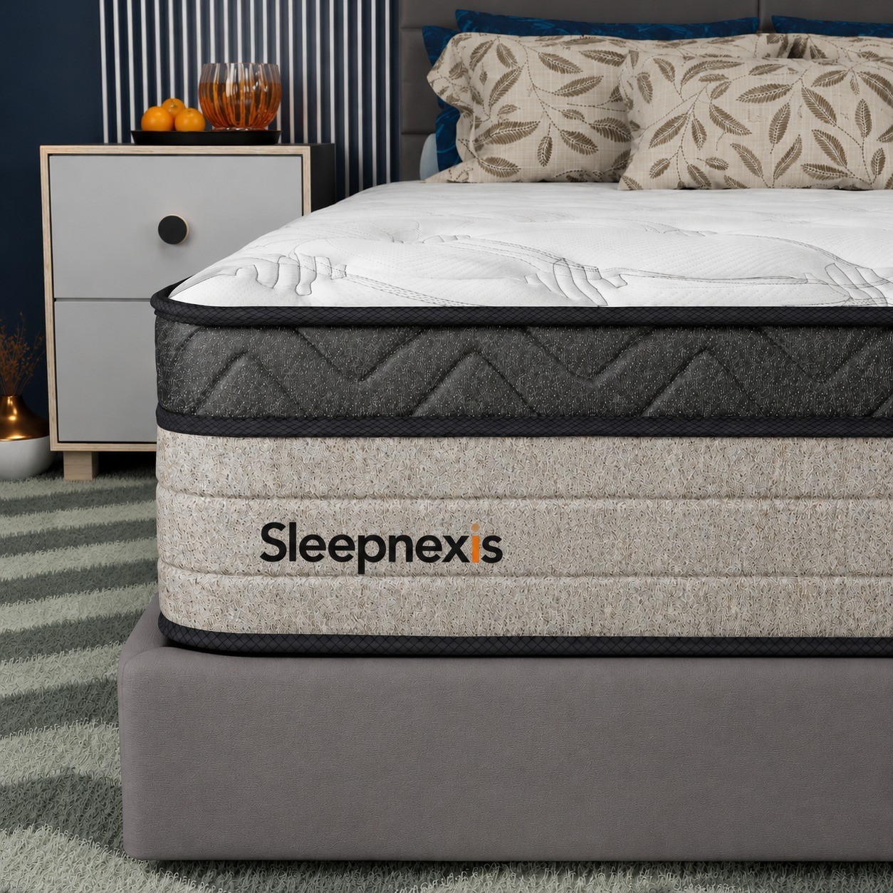 SleepNexis Luxury Hybrid Mattress Cooling Comfort Pressure Relief Bed