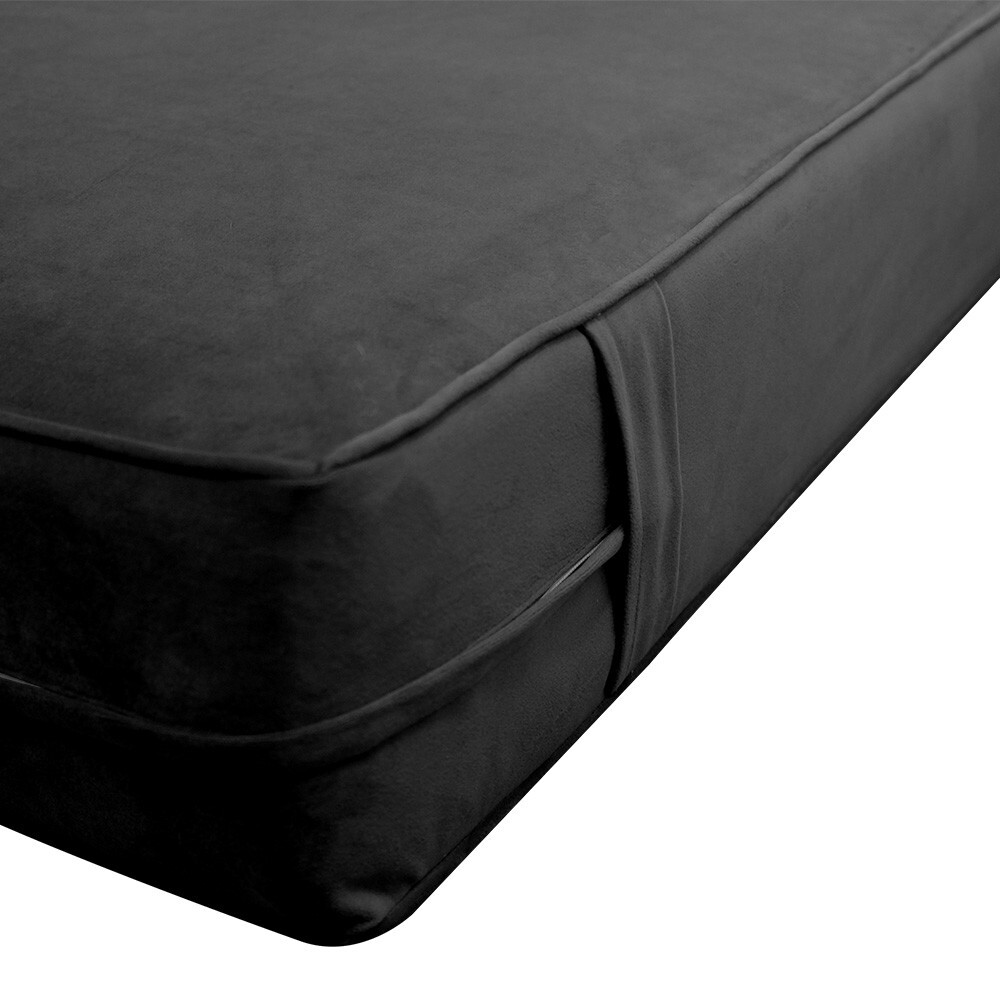 Same Pipe 6″ Twin 75x39x6 Velvet Indoor Daybed Mattress |COVER ONLY|-AD350