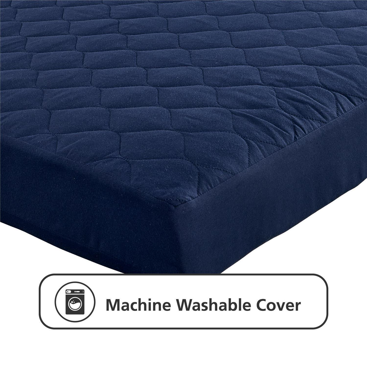 Twin Size 6″ Mattress in-a-Box For Bunk Bed, Daybed, Quilted Top Polyester Navy