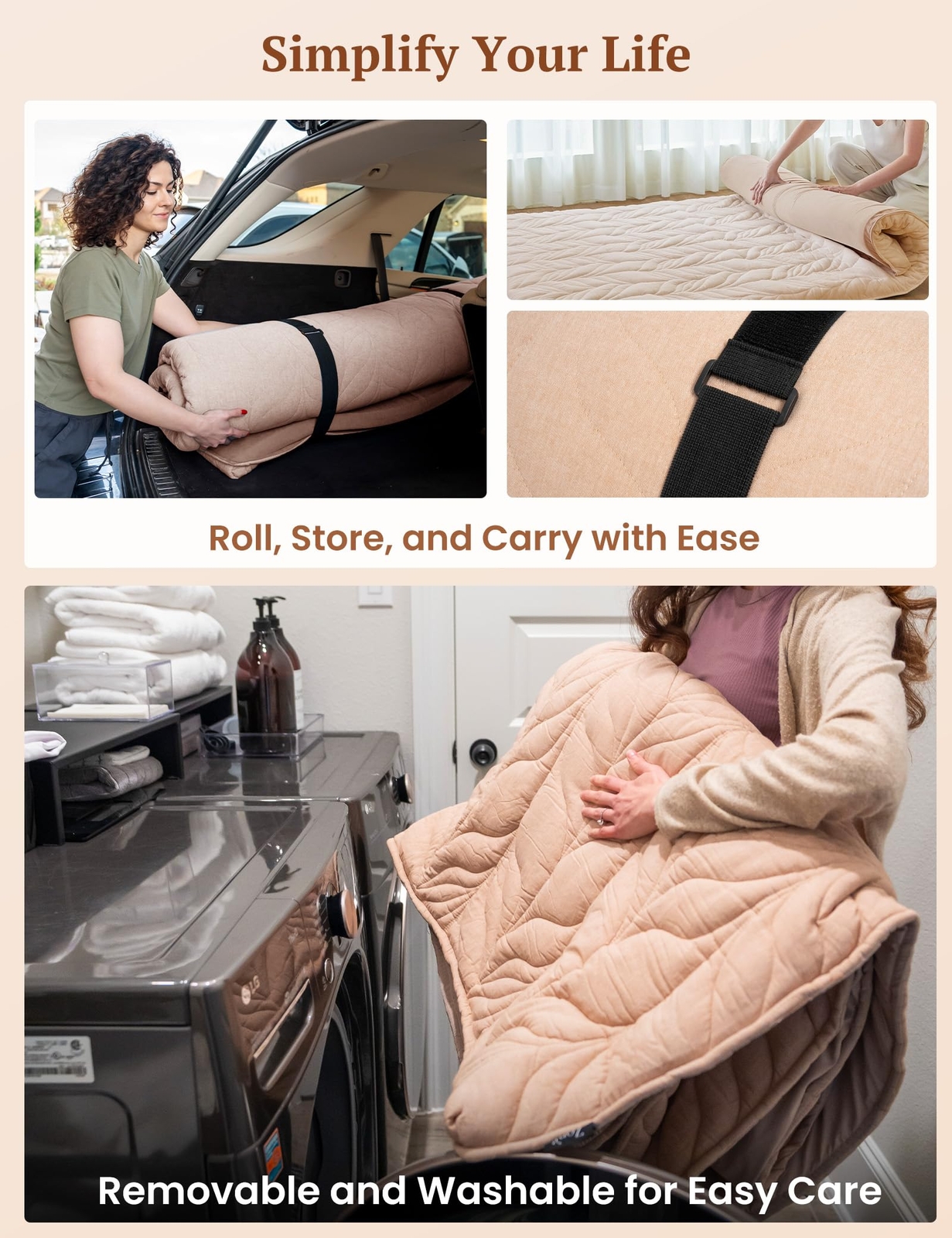 Japanese Floor Mattress Futon Mattress Full Sizethicken Roll Up Tatami Mat With