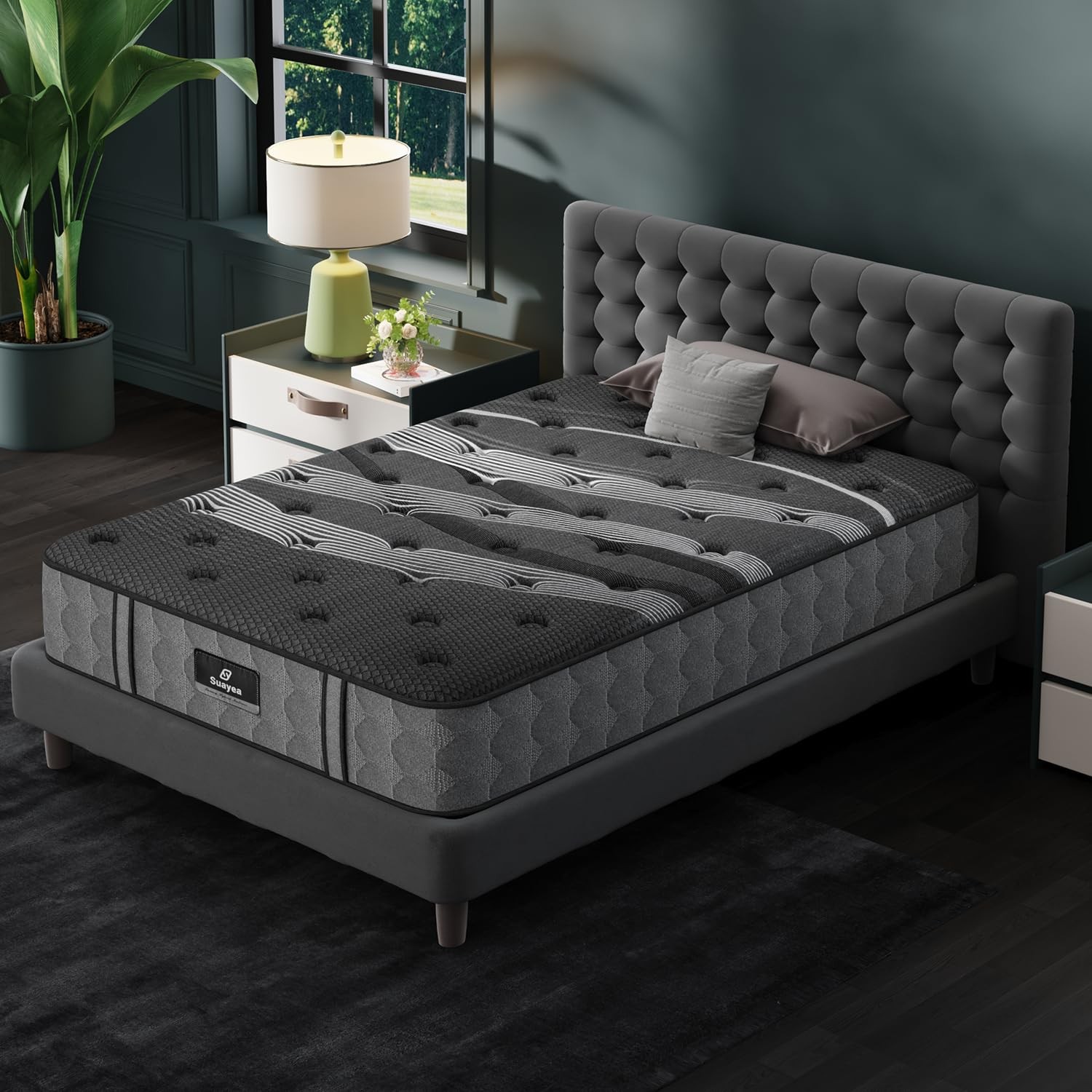 Twin Mattress, 2026 Upgraded 8 Inch Hybrid Twin Size Mattress in a , Cooling-…