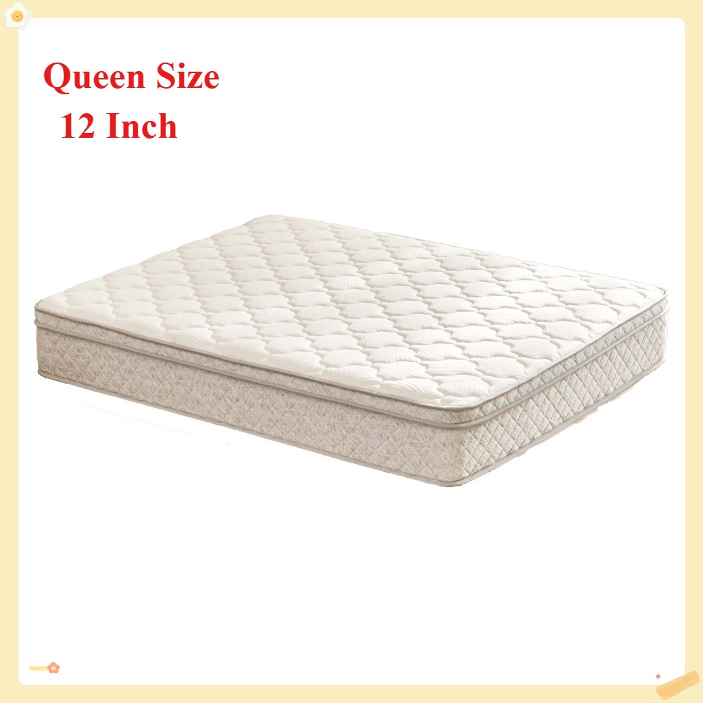 12″ Hybrid Queen Mattress in a Box, Memory Foam & Pocket Springs, Medium Firm US