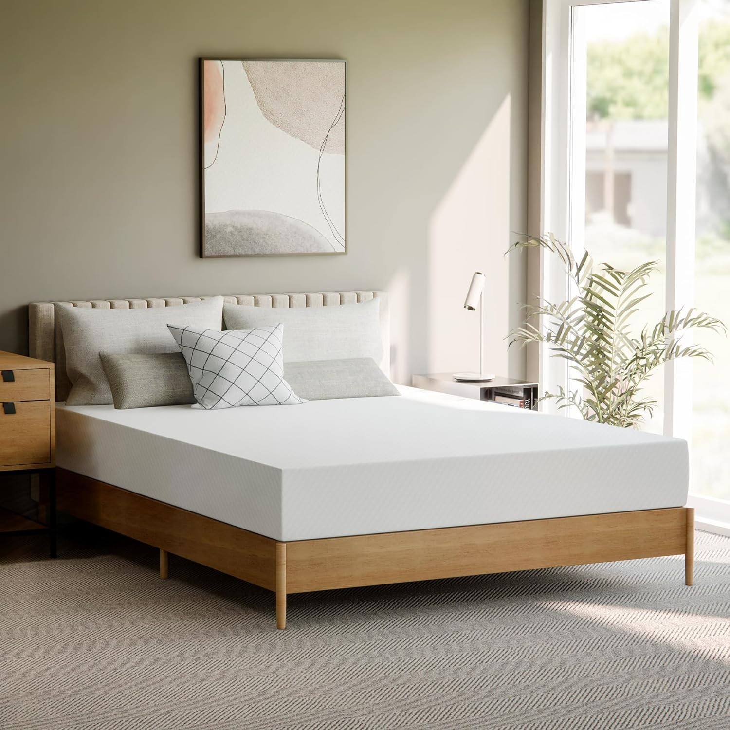 10″ Queen Cooling Gel Memory Foam Mattress – Medium Firm & Breathable
