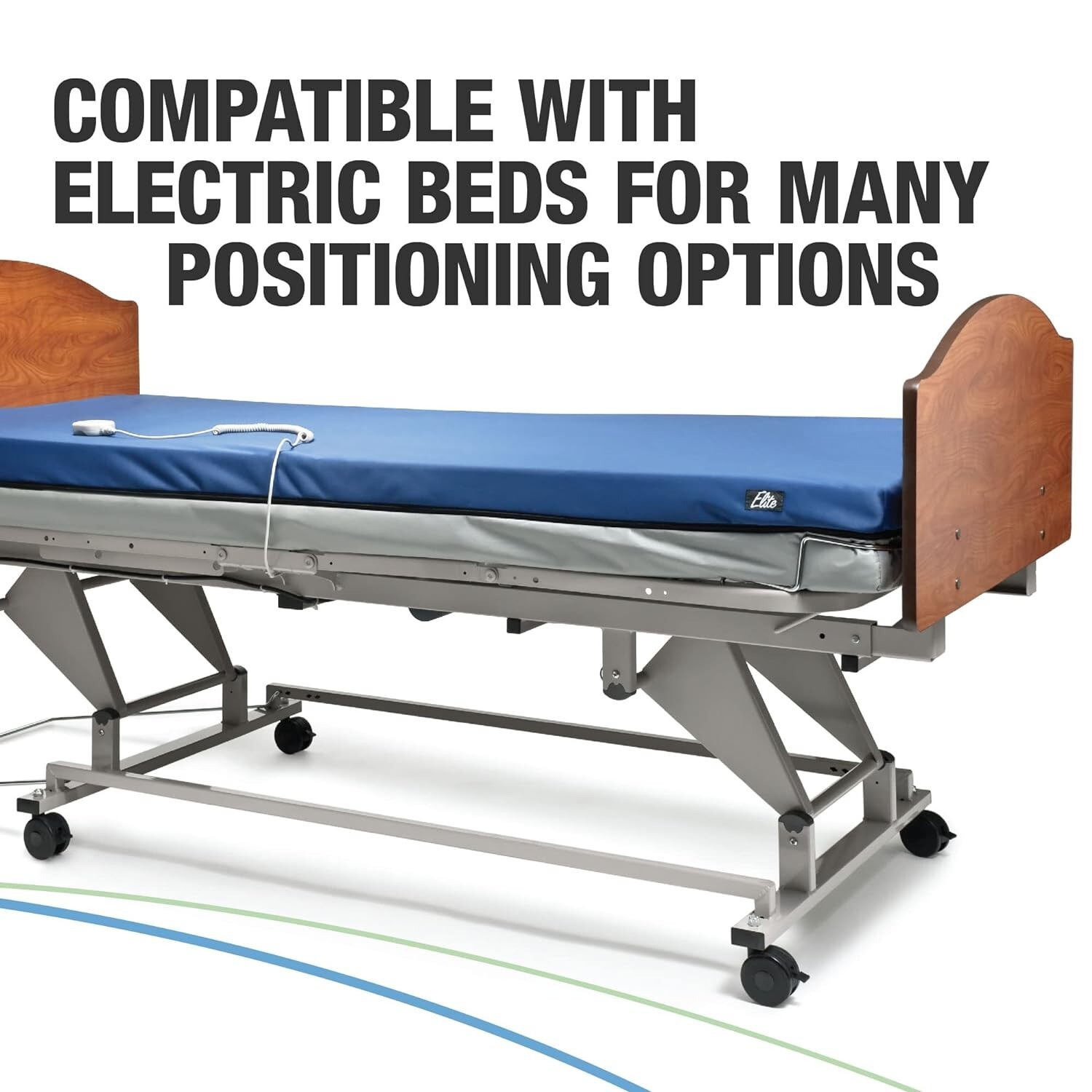 Lumex Select Hospital Bed Mattress, Multi-Layer Foam, Fluid-Resistant Cover, …