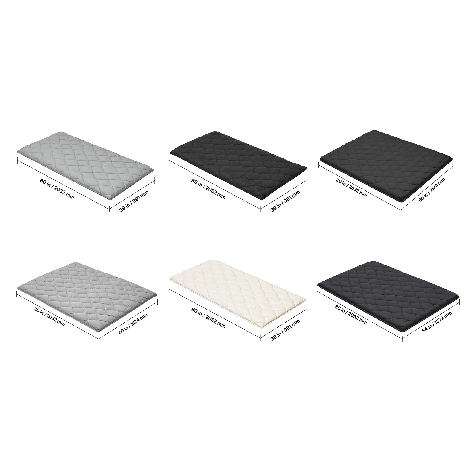Uimoso Japanese Tatami Mattress Full/Twin/Queen Foldable Futon Mat Storage Bag